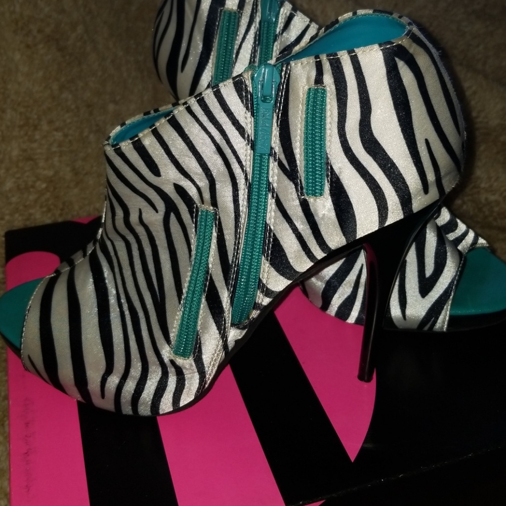 Zebra print shoes